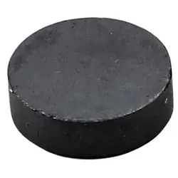 100 Scheibenmagnete, Ferrit, 10 x 3 mm, Y35, Haftkraft 115 g, anthrazit
