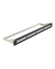 Delock Keystone Patch Panel Schwarz 1U 48,3 cm 19" 48 Ports (43280)