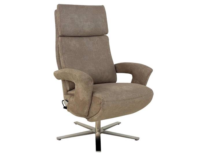 Cantus Relaxsessel, Beige, Metall, 80x122x90 cm, Herz-Waage-Funktion, Stoff-/Lederauswahl, Wohnzimmer, Sessel, Polstersessel
