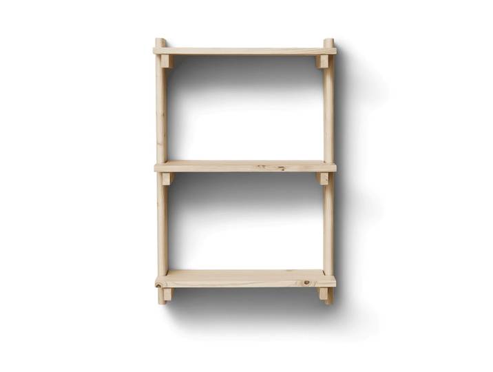 Form & Refine Étagère murale Beam 3 étagères Bois de pin