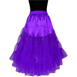 Thetru Knielanger Petticoat violett (One Size)
