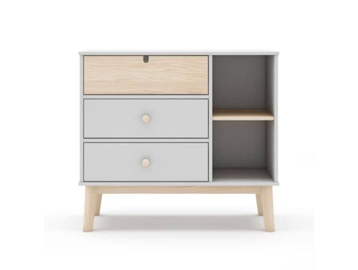 Commode 3 Tiroirs et 2 Niches L90 cm - Estefania