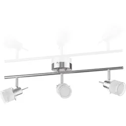 ledscom.de Deckenleuchte MIRAS, dreiflammig, inkl. je 450lm LED GU10 Lampen warm-weiß