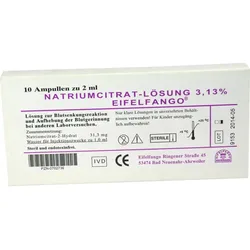 Natrium Citricum 3.13% 20 ML