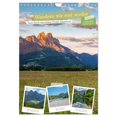 Wandern wir mal wieder (Wandkalender 2027 DIN A4 hoch), CALVENDO Monatskalender