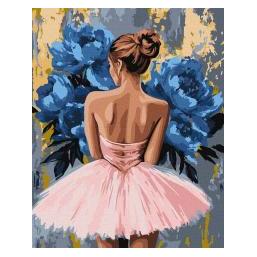 Ideyka Malen nach Zahlen - Ballerina mit Pfingstrosen (66128835)