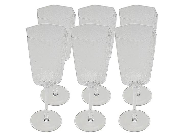 Kare Design Cascata witte wijnglazen, set van 6
