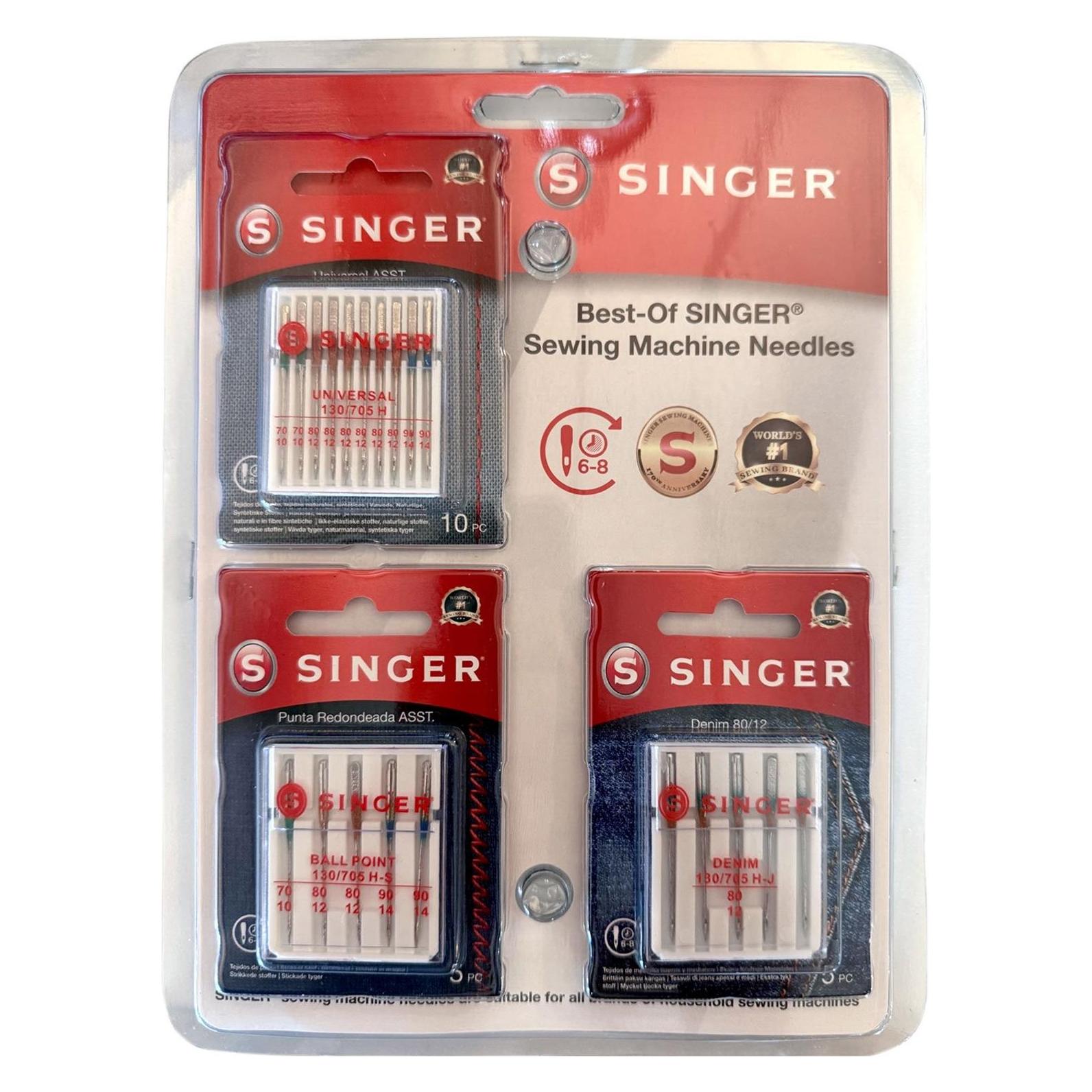 Singer Best-of Nähmaschinennadeln, 3-er Sortiment (250089002)