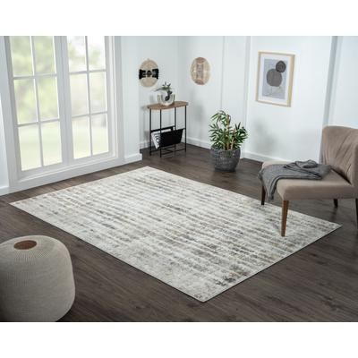 Teppich "My Soul", beige (creme, hellgrau, weiß), B:160cm H:8mm L:230cm, Polyester, MYFLAIR MÖBEL & ACCESSOIRES, Teppiche, Teppich, Kurzflor, Scandi-Design, besonders weich, auch in rund erhältlich