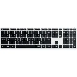 Satechi Slim X3 (Eng. Int., Kabelgebunden, Kabellos), Tastatur, Schwarz