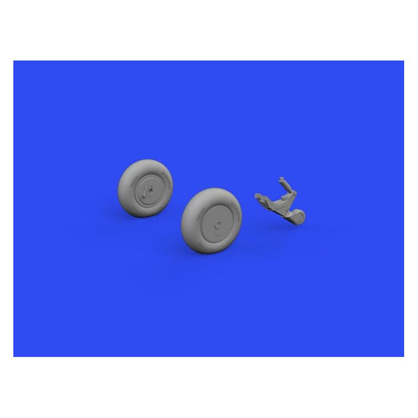 Eduard A6M wheels w/smooth tire for (648808)