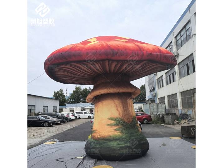 Modèle de champignon gonflable personnalisé de grande taille pour la décoration d'exposition et la promotion commerciale en extérieur
