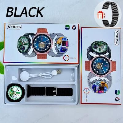 Uplift Treasures Smart Fitness Watch With AMOLED Display bk49szstrap