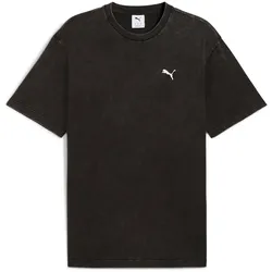 PUMA Essentials Elevated Relaxed Wash T-Shirt Herren 01 - PUMA black XL