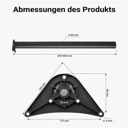 Wiltec, Tischbeine + Tischgestell, Tischbein