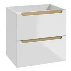 Naturel Stilla Badezimmerschrank 60x60x45 cm weiß glanz STILLAB06005
