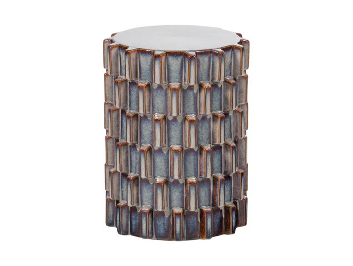 Design Beistelltisch „Axu“ aus Keramik Graublau De Eekhoorn