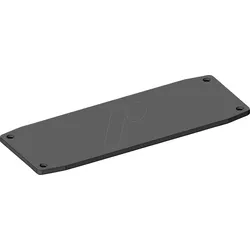 X40-110 FP SW - Frontplatte für X40-110, 105,8 x 38,7 mm, schwarz, IP65