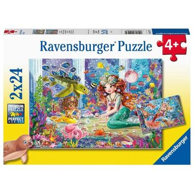 Puzzle Ravensburger Zauberhafte Meerjungfrauen 2 X 24 Teile