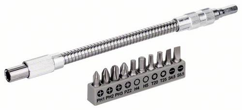 Bosch Accessories 2608522376 2608522376 Bit-Set Kreuzschlitz Pozidriv, Kreuzschlitz Phillips, Innen-Sechskant, Innen-Sechsrund