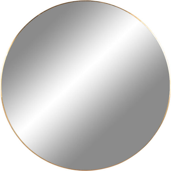 Ebern Designs Laetitia Flat Mirror Gold 40cm H x 40cm W