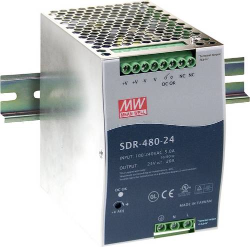Meanwell SDR-480-48 Netzteil - 48V Hutschiene 480W, Netzteil, Zubehörartikel