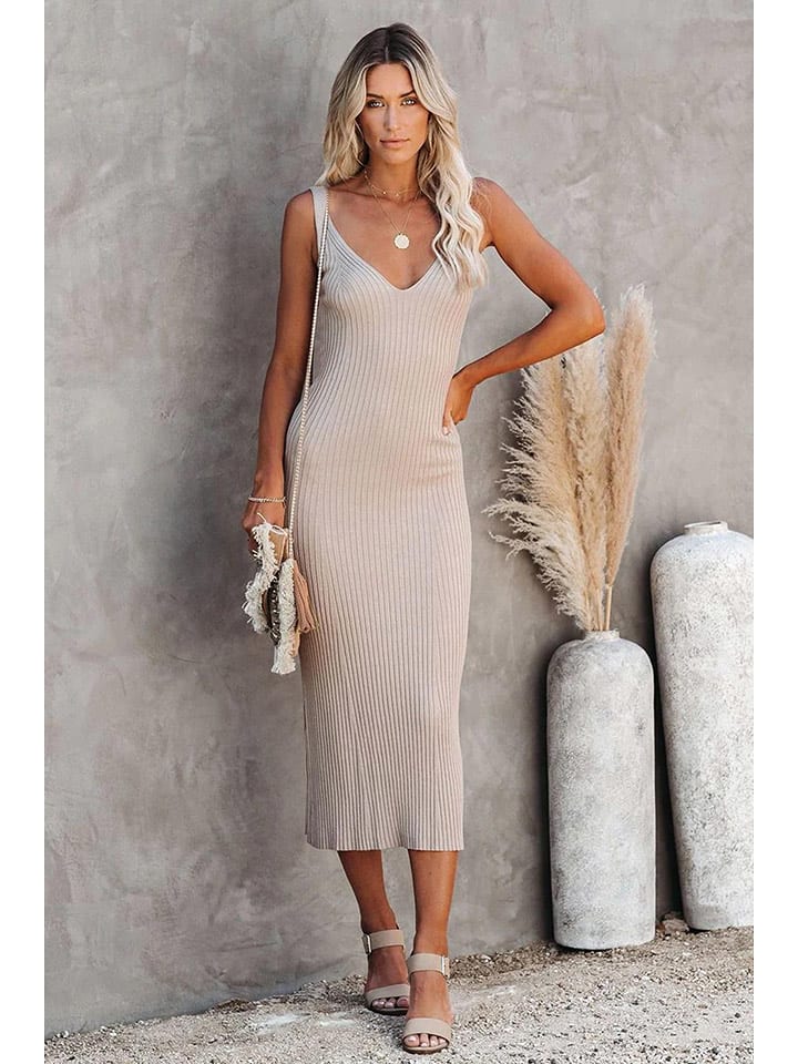 trendyol Kleid in Beige - S
