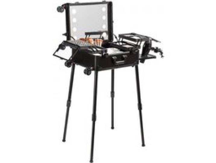 VEVOR Kosmetikkoffer 1030 x 510 x 1360 mm Schminktasche ABS + MDF-Platte + Aluminiumrahmen Schminkkoffer Make-Up Koffer Ideal für Friseur-, Make-up-Studios, Hochzeits- oder Event-Make-up
