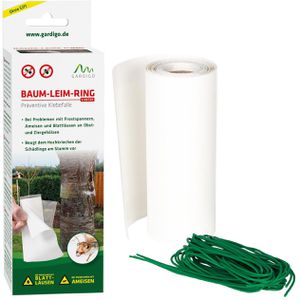 Gardigo Leimring 66802, wasserfestes Papier, zum Anbinden, gegen Frostspanner, Ameisen und Blattläuse an Bäumen, 5 m