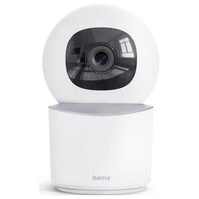 Hama Smarte Überwachungskamera, WLAN, innen, Aufzeichnung, schwenkbar, Full-HD 00176652 Kabellos IP Überwachungskamera