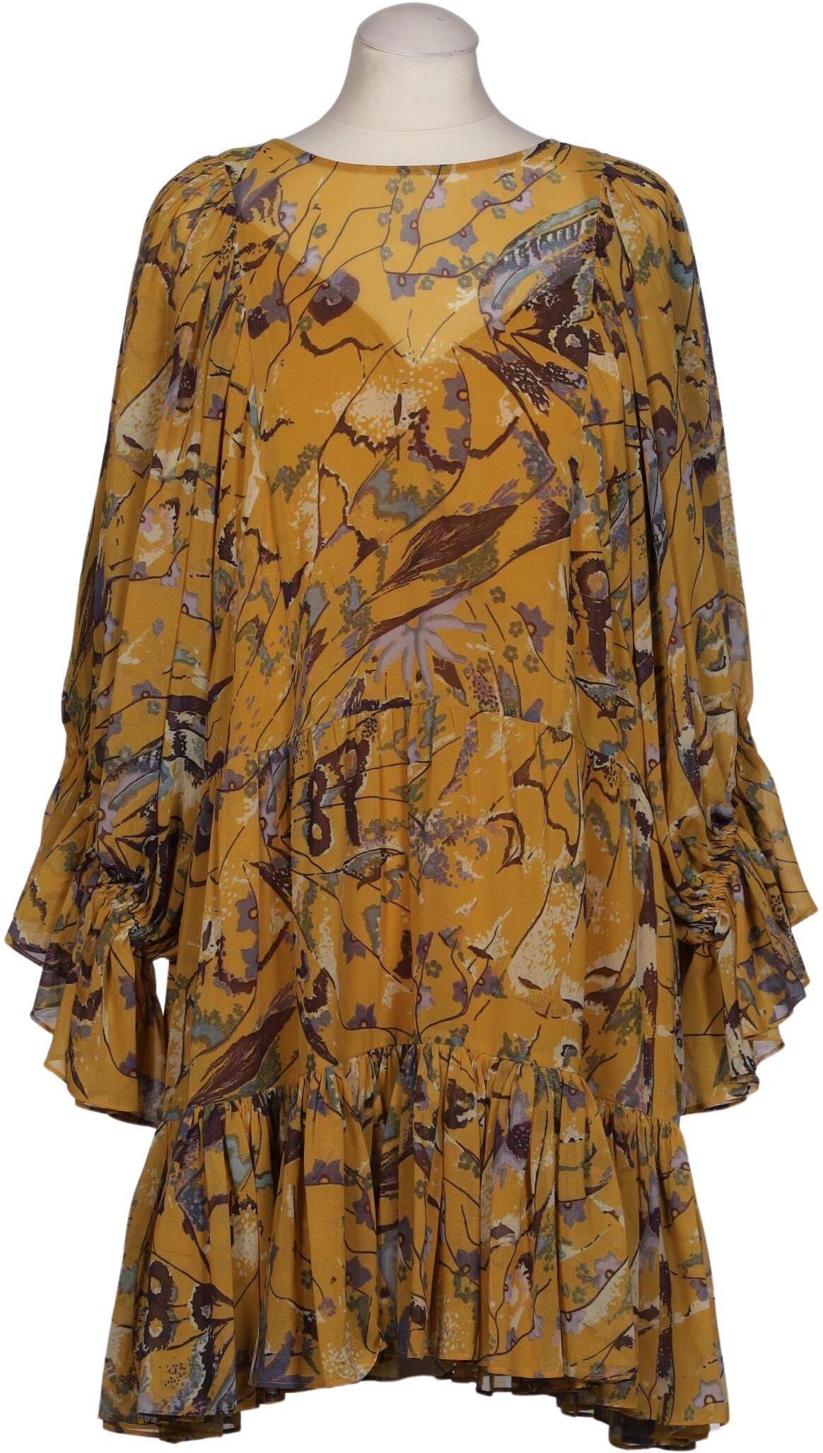 TED Baker Damen Kleid, Gelb, Gr. EU 40 (Ted Baker 3), Synthetik - Second Hand