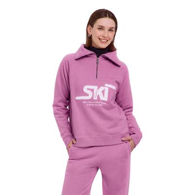 Sweatshirt FALKE "FALKE Sweatshirt", Damen, Gr. XS, blush (8778), Sweatshirts Sweatshirt