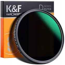 K&F Concept Filtr K&f PeŁny Szary Regulowany Nd3-nd1000 49mm / 49 Mm / Kf01.1830 (49 mm, ND- / Graufilter), Objektivfilter, Grau