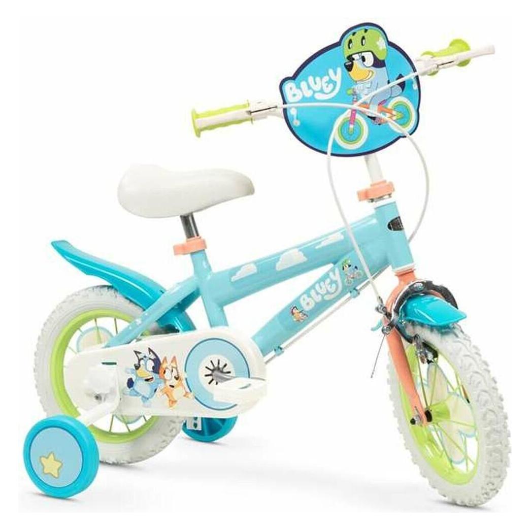 Bluey Kinderfahrrad 12" Blau grün (12") (8422084012595)