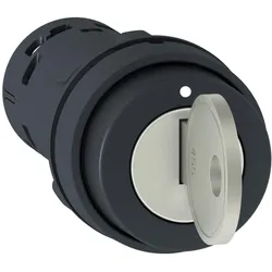 Schneider Electric XB7NG33 Schlüsselschalter, Harmony XB7, Monoblock, Kunststoff, Ø22mm, schwarz, 2S, 3 Stellungen, Schraubklemme  - 10 Stück