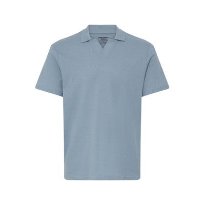 Poloshirt BLEND "Poloshirt BHEskild", Herren, Gr. M, blau (faded denim), Obermaterial: 100% Baumwolle CO., Shirts