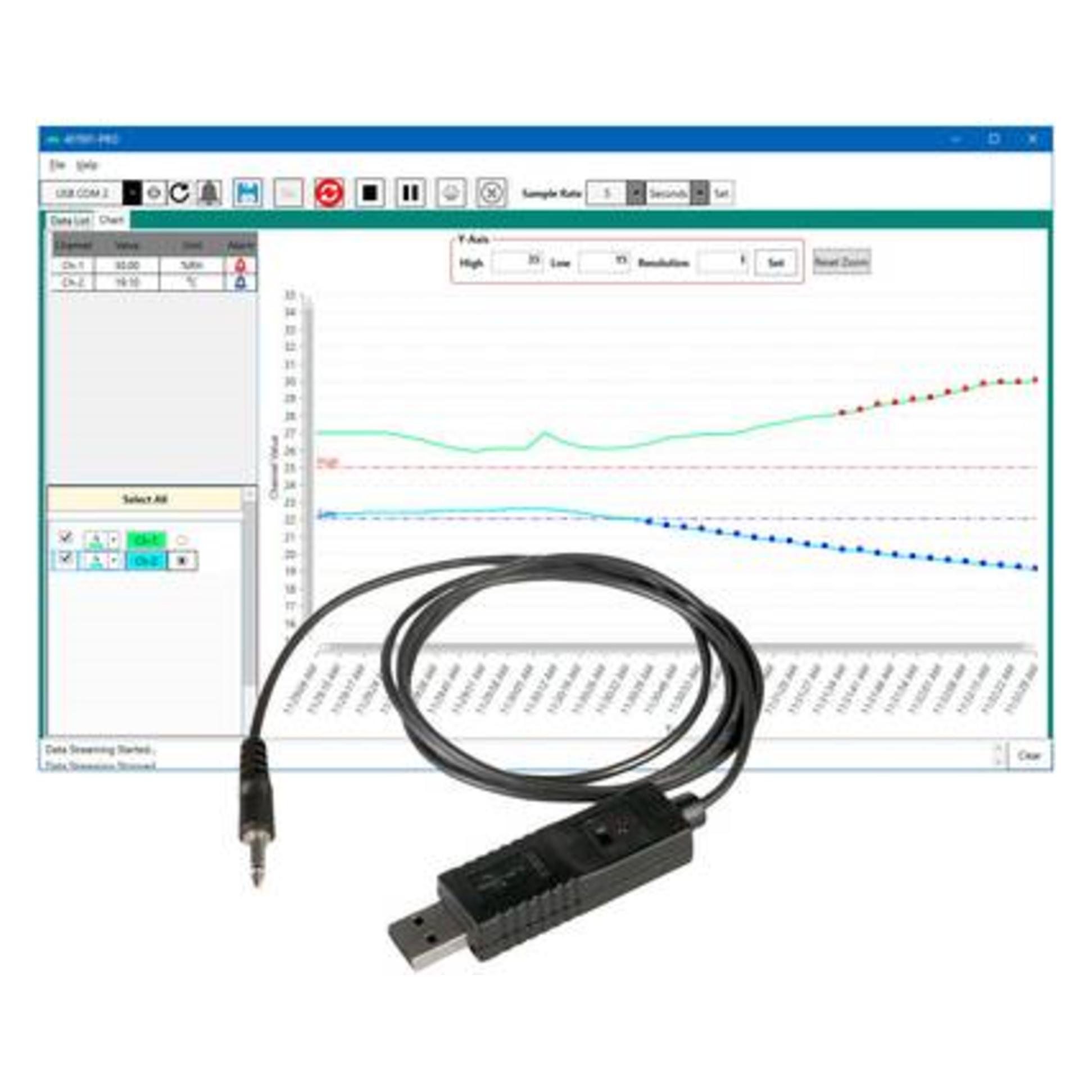 Extech Software für Messgeräte von (407001-PRO)