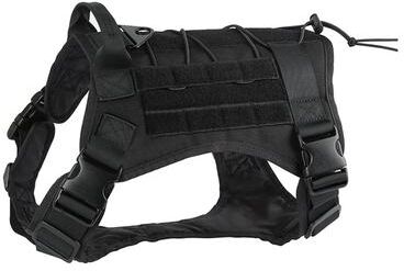 Uplift Essentials Professional Heavy Duty Tactical Dog Harness With No Pull Design black m