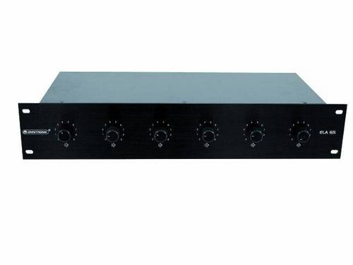 Omnitronic ELA 6S ELA-Lautstärkeregler Schwarz