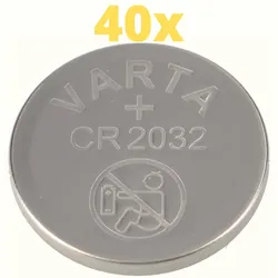 40x Varta Lithium 3V CR2032-P Bulk 3V/220mA lose
