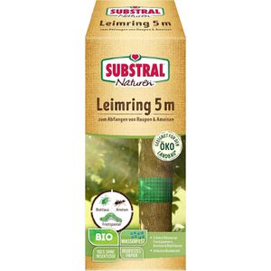 Substral Leimring Naturen, wasserfestes Papier, zum Anbinden, gegen Frostspanner, Ameisen und Blattläuse an Bäumen, 5 m