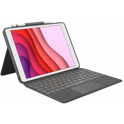 Logitech Combo Touch, KeyboardDock für iPad 10 2022, grau, CH