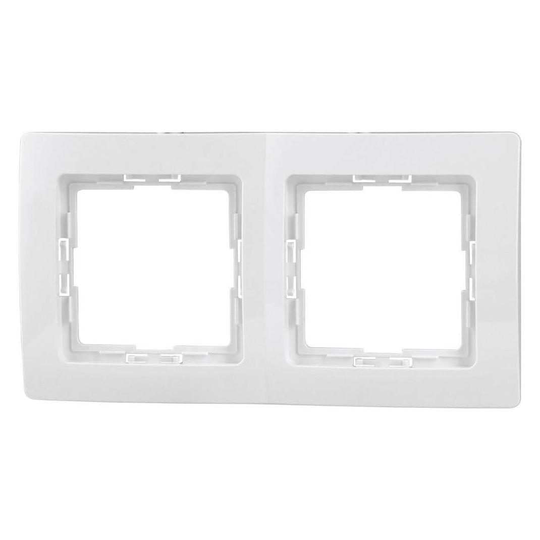 Kopp Abdeckrahmen 2-fach PARIS arktis-weiss (308502080)