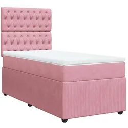 vidaXL, Boxspringbett, Erdmute (Knopfheftung Design) (80 x 200 cm)