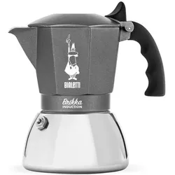 Bialetti Brikka, Espressokocher, Grau