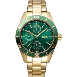 DKNY Nolita sport gold stainless steel DK1L028M0055 - grün,gold - 38mm