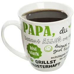 Gilde Porzell Jumbo-TassePapa,du bist.. VE 6"