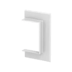 OBO 6274810 Wandabschlussblende offen 104x178x25 Acrylnitril-Butadien-Styrol reinweiß RAL 9010 G-KWAO70110RW