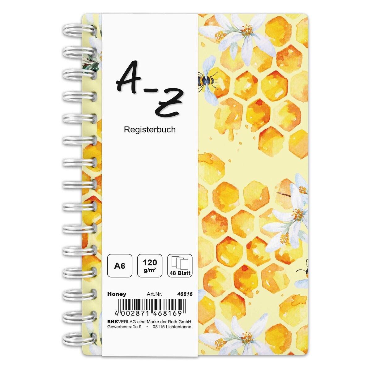 Rnk Notizbuch A6 48BL Honey (A6, Liniert) (46816)