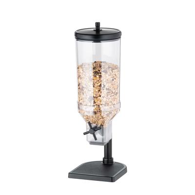 Müslispender APS "FRESH+EASY-", schwarz, B:17,5cm H:52cm L:21,5cm, Edelstahl, Kunststoff, Lebensmittelaufbewahrungsbehälter, Müslispender, 4,5 Liter Fassungsvermögen